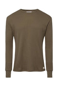 Wolfe Co. Apparel and Goods® - Olive Straight Hem Waffle Knit - Home & Well 