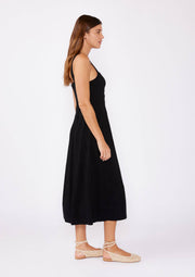 Lovestitch - Square Neck Corset Midi Dress - Home & Well