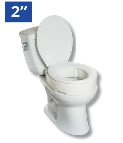 2" Hinged Raised Toilet Seat