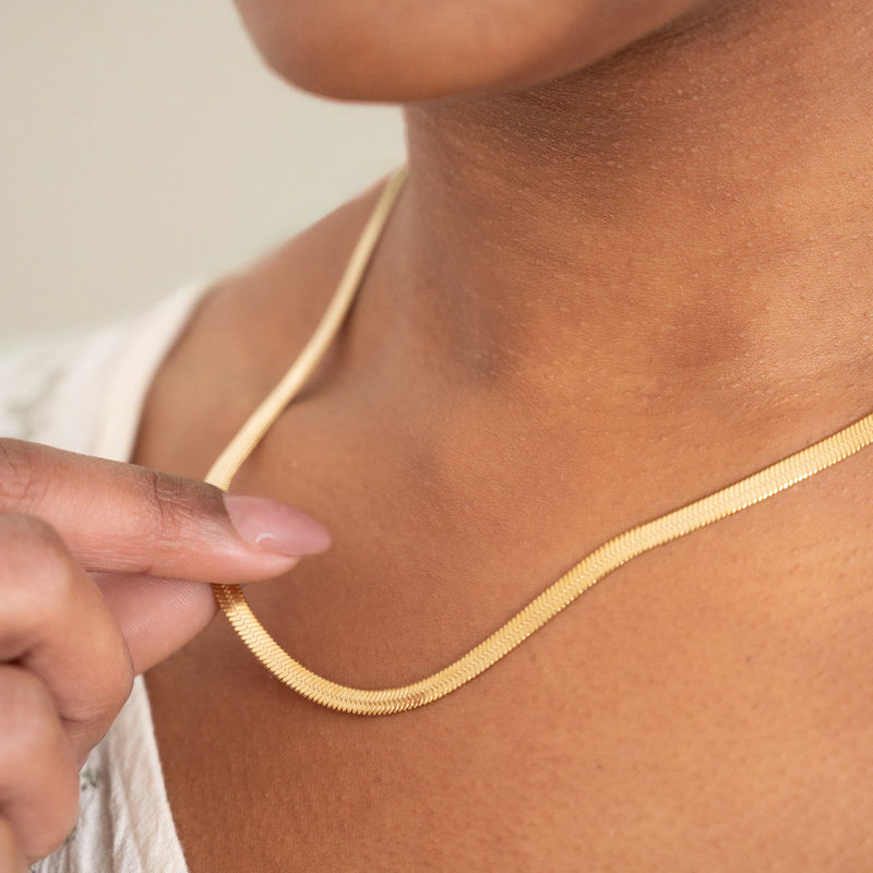 Herringbone Chain Necklace