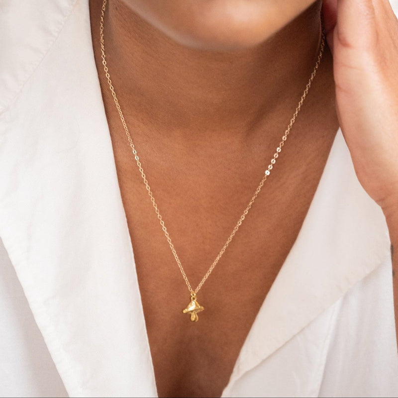 Mushroom Necklace