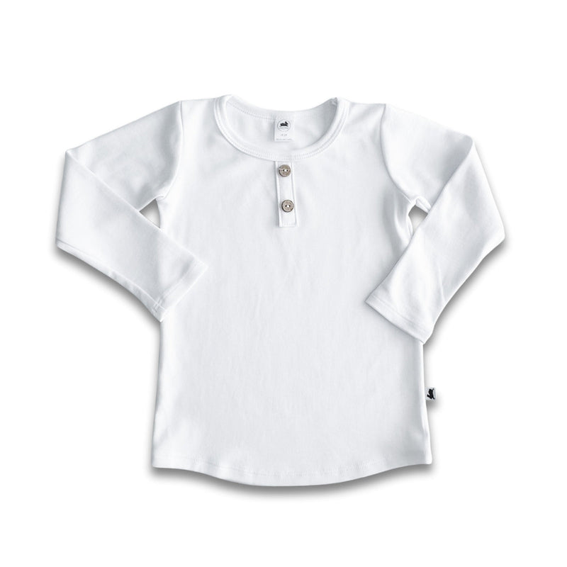 Kids' Bamboo Henley Long-Sleeve Shirt