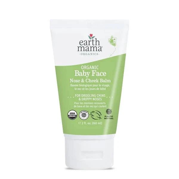 EARTH MAMA ORGANICS Organic Baby Face Nose & Cheek Balm - Home & Well