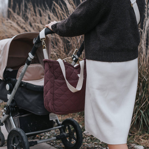 Dans le Sac - Adjustable quilted diaper bag