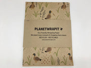 PlanetWrapIt - Duck Print Recycled Kraft Gift Wrapping Paper - Home & Well 