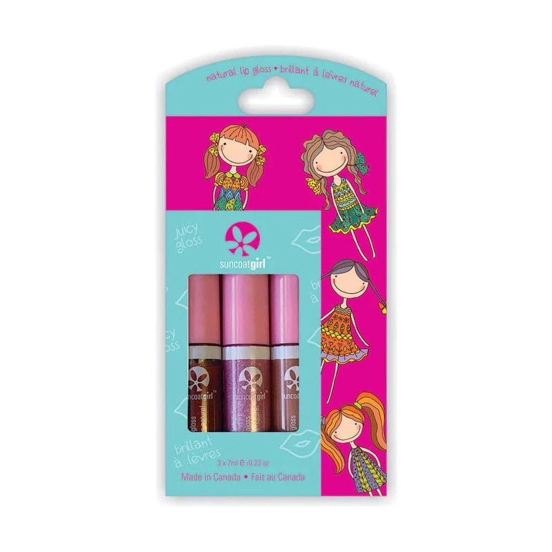 SUNCOAT Juicy Gloss Lip Gloss Trio - Home & Well