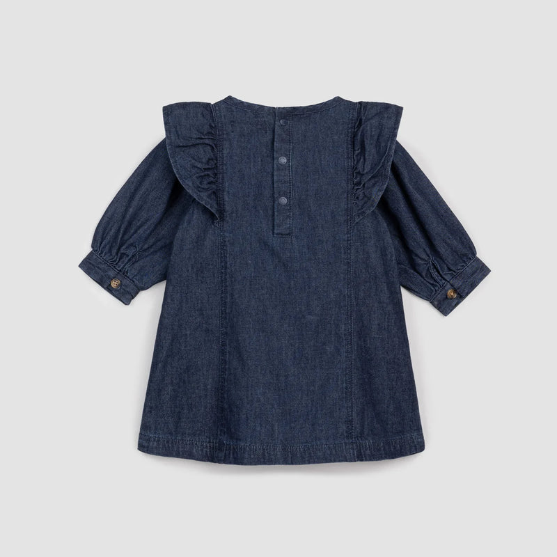 Indigo Chambray Dress | Miles The Label