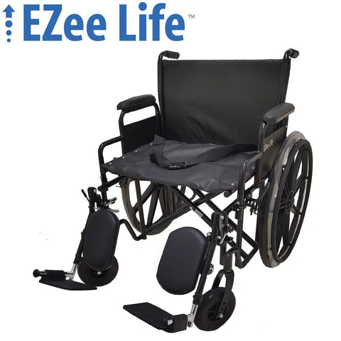 24" Bariatric - 500 lb Capacity - Heavy Duty EZee Life Wheelchair - CH1095