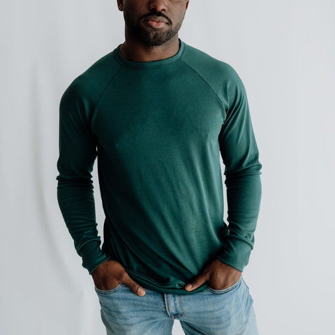 Adult Unisex Bamboo Raglan Pullover