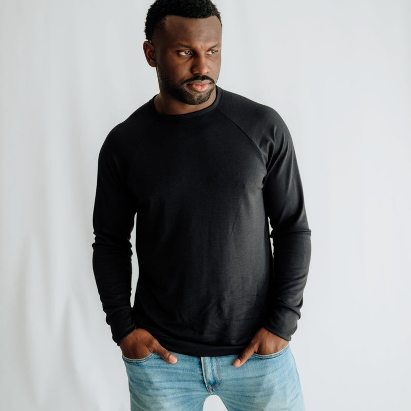 Adult Unisex Bamboo Raglan Pullover