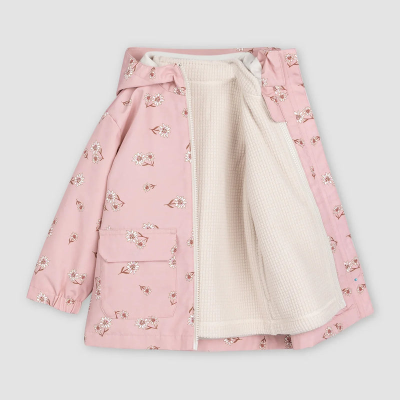 3-in-1 Jacket | Daisy Print on Rose | Miles The Label