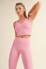 Aligned Performance Cropped Tank Top - Home & Well 