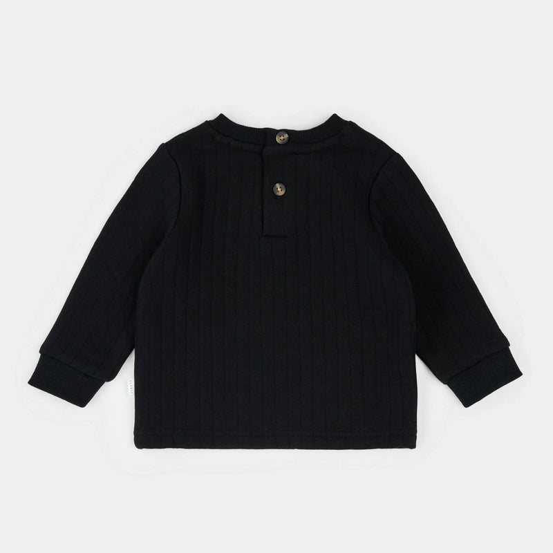 Outfit Set | Baby Penguin on Black | Petit Lem