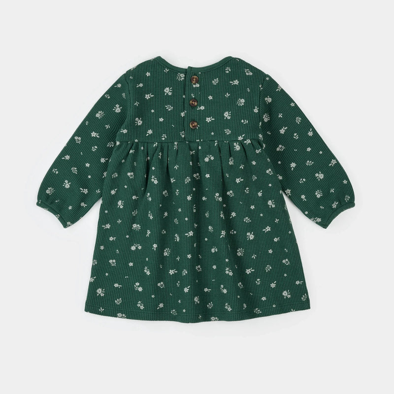 Thermal Dress Set with Tights | Snowpierce Print | Petit Lem