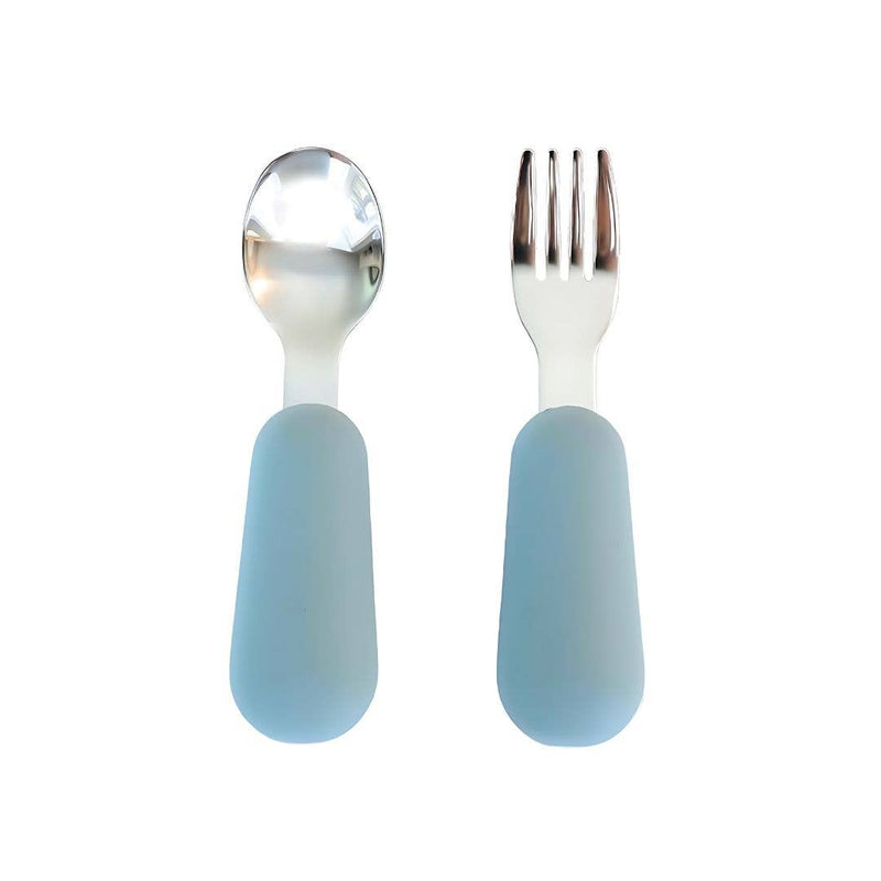 Baby Bliss - Stainless Steel & Silicone Silverware - Home & Well 