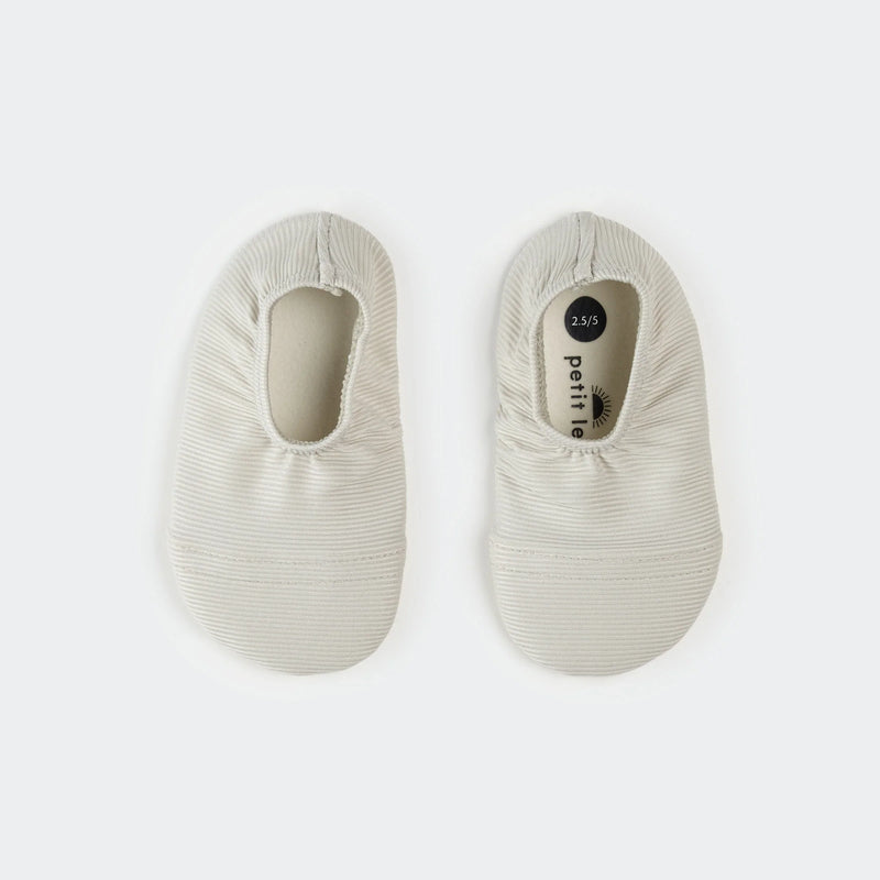 Swim Slippers | Light Grey | Petit Lem