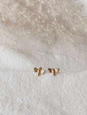 Olive Branch Jewelry & Co. - Sweet Like Honey Bee Studs - Home & Well 