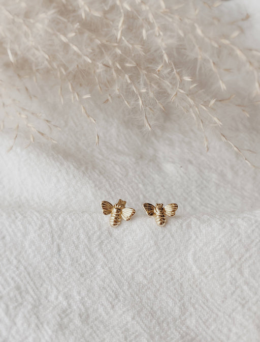 Olive Branch Jewelry & Co. - Sweet Like Honey Bee Studs - Home & Well 
