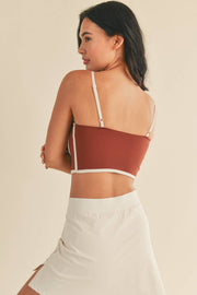 KIMBERLY C - Cinnamon Sculpting Bra Tank - Home & Well 