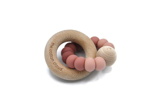 the cotton cloud - Rose Teether