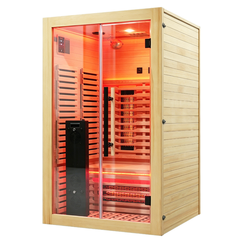Blisspod I Venetian RED I All-In-One - Full Spectrum + Red Light Therapy I Indoor Premium Sauna I 2 Person