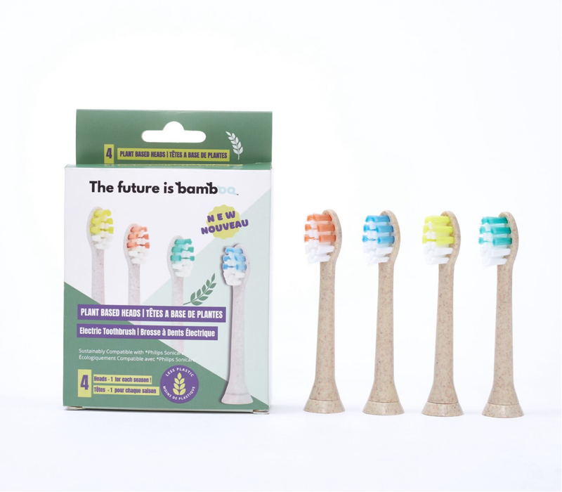 Plant Based Electric Toothbrush Heads | 4 pack - INNER 6