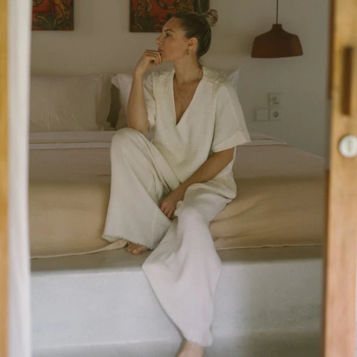 Pokoloko | Crinkle Palazzo Pants - Home & Well
