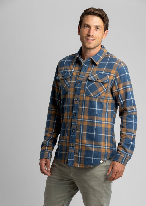 LIV Outdoor - Men's Lichen Stretch Flannel Button Shirt - Home & Well