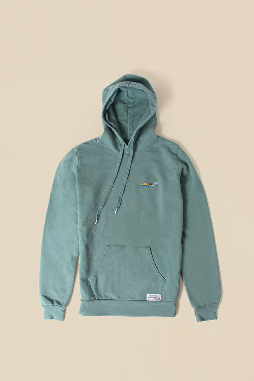 Muttonhead - Vintage Pigment Hoodie - Aqua - Sea Doo Dog Embroidery - Home & Well 