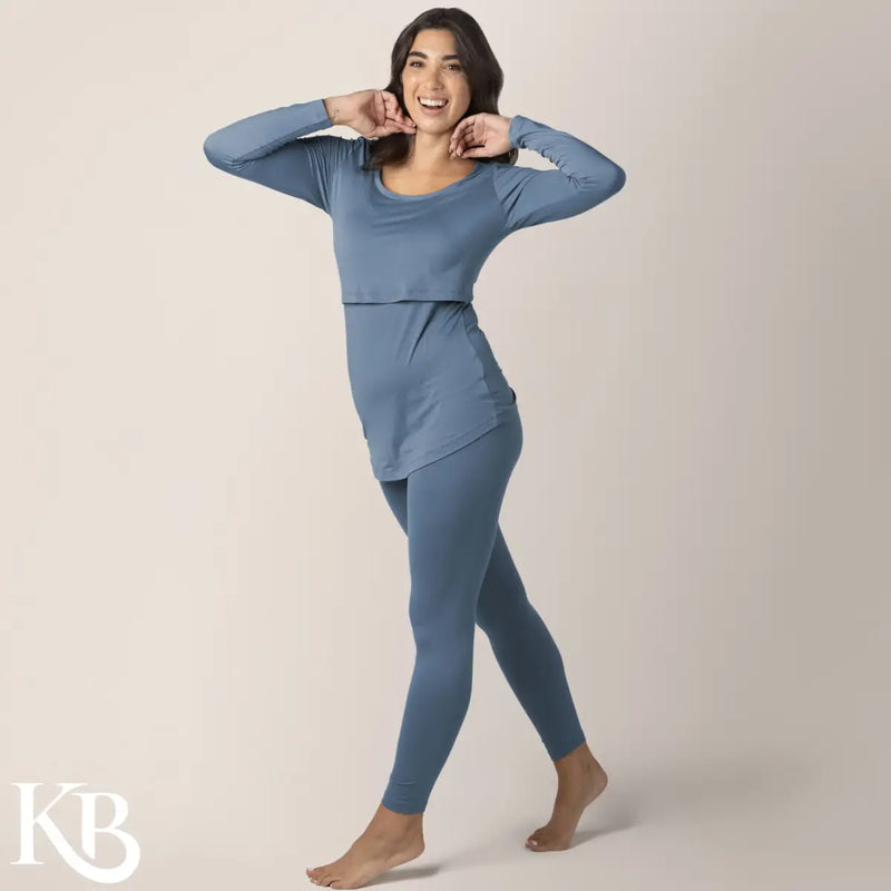 Jane Long Sleeve Nursing Pajama Set - Top & Bottom