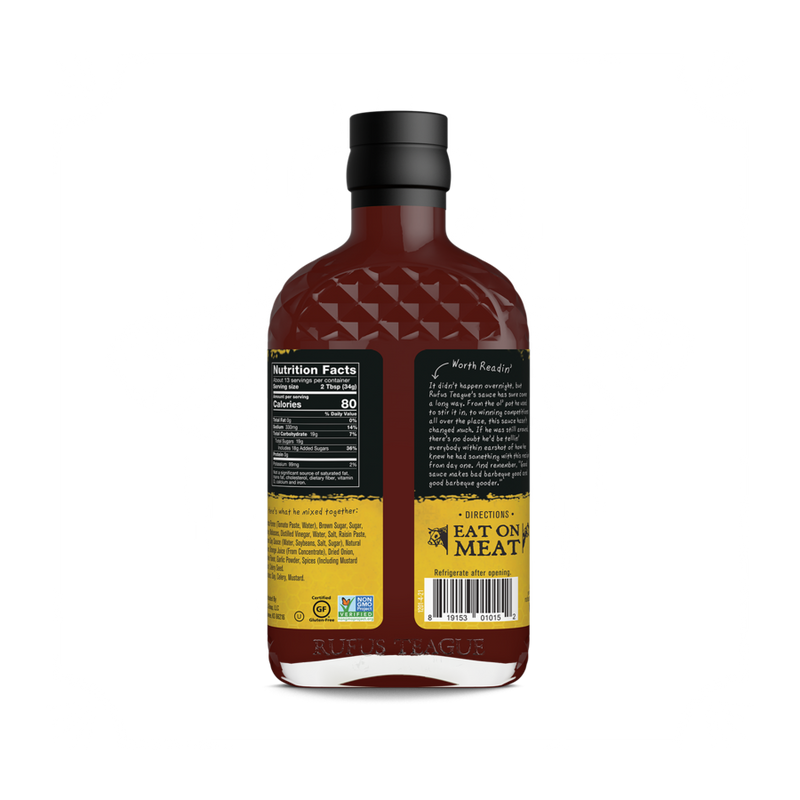 Rufus Teague Honey Sweet BBQ Sauce