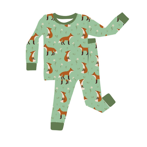 Stay Dreamy - Fox Bamboo Long Sleeve Toddler PJs