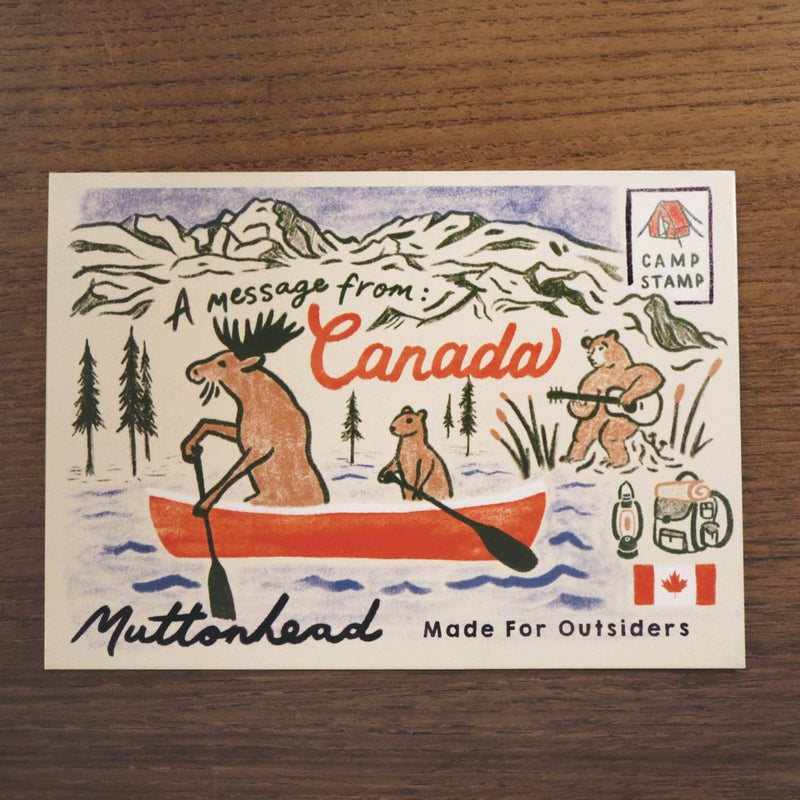 Muttonhead - Postcard - A message from Canada - CAMP series - Home & Well 