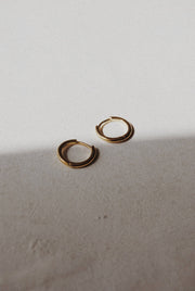 Olive Branch Jewlery & Co. Simple Huggie Hoops (Rose Gold) - Home & Well 