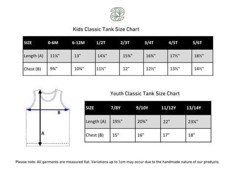 Kids Bamboo Classic Tank