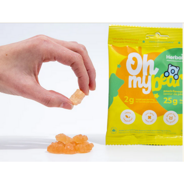 Herbaland Gummies - Oh My! Bears - Peach