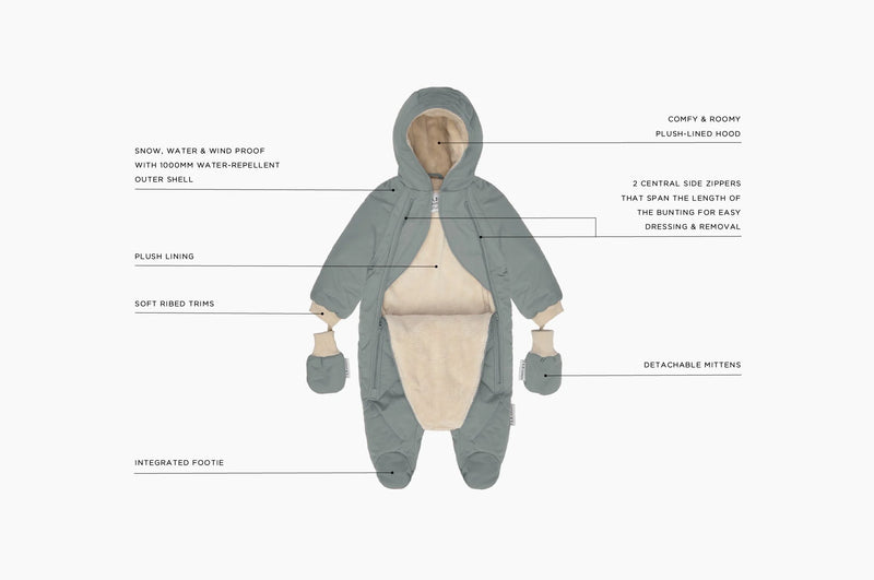 Snow Jumpsuit | 7am Enfant | Smokey