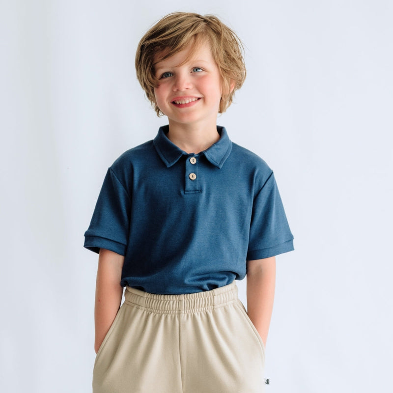 Kids' Bamboo Polo Shirt
