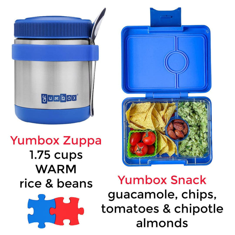 Yumbox - Snack Size Bento Lunch Box Surf Blue (Rocket)