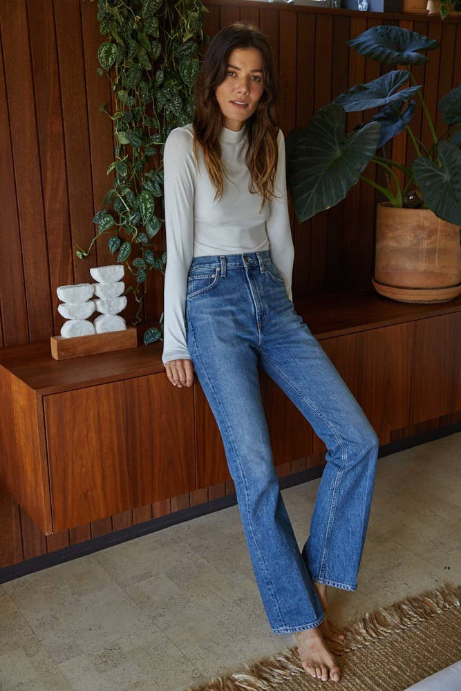 By Together - L2496 | Perfect Layering Turtleneck Long Sleeve Top - Home & Well 