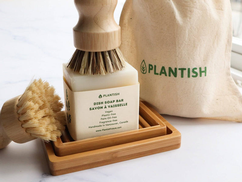 Plantish - Dual-layer Bamboo Soap Dish
