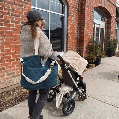 Dans le Sac - Adjustable quilted diaper bag