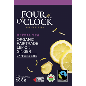 FOUR O'CLOCK Lemon Ginger Tea - Home & Well 
