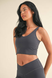 Aligned Performance Cropped Tank Top - Home & Well 