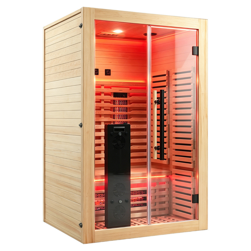 Blisspod I Venetian RED I All-In-One - Full Spectrum + Red Light Therapy I Indoor Premium Sauna I 2 Person