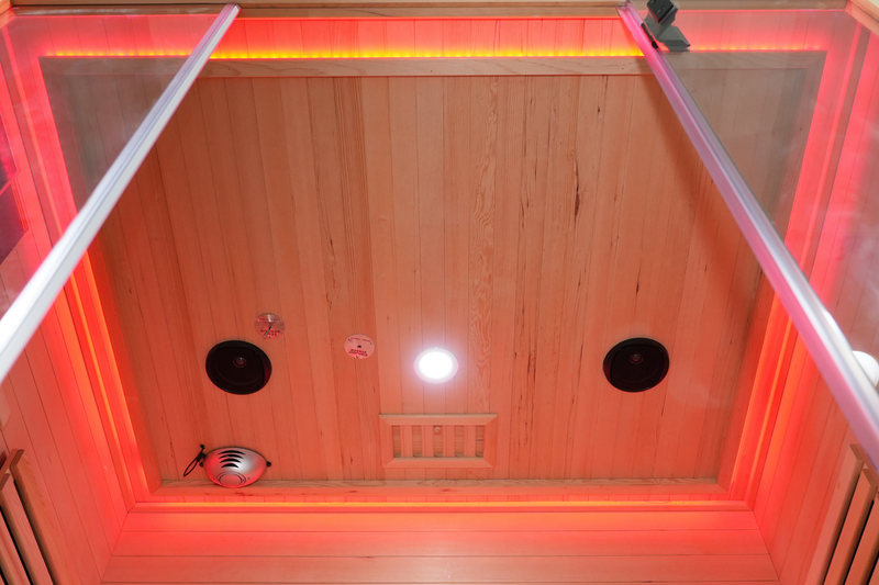 Blisspod I Venetian RED I All-In-One - Full Spectrum + Red Light Therapy I Indoor Premium Sauna I 3 Person