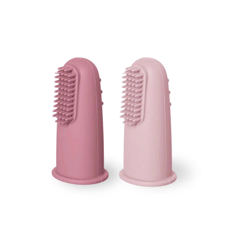 Baby Bliss - Infant Toothbrush (2 Pack) - Dusty Teal/Almond - Home & Well 