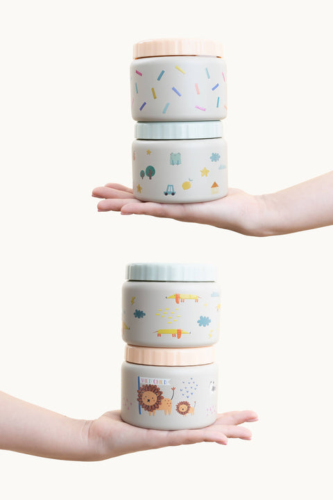 the cotton cloud - Kids Thermo Food Jar Confetti