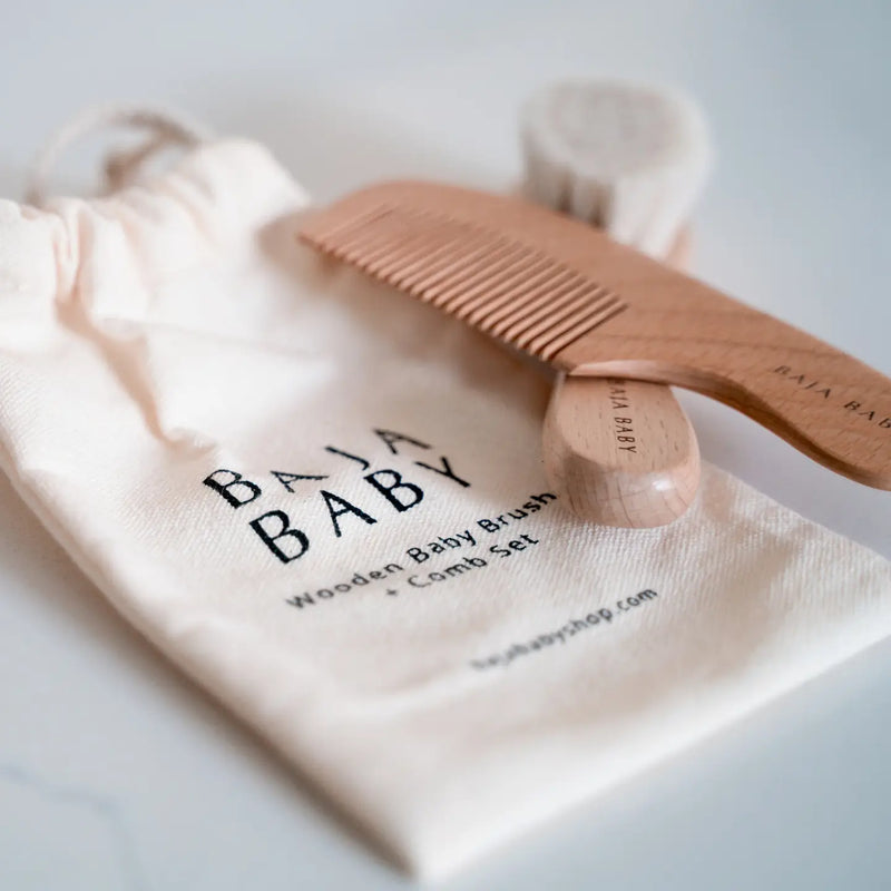 Wooden Brush & Comb Set | Pip + Phee