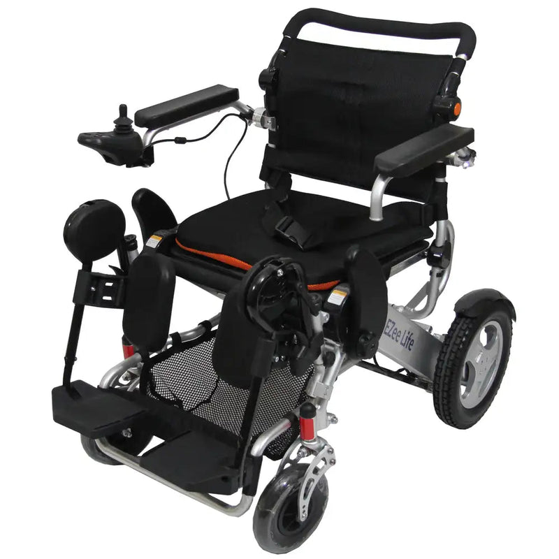3G Platinum Folding Electric Wheelchair w/ 12" Rear Wheels - CH4085